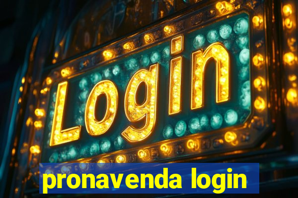 pronavenda login